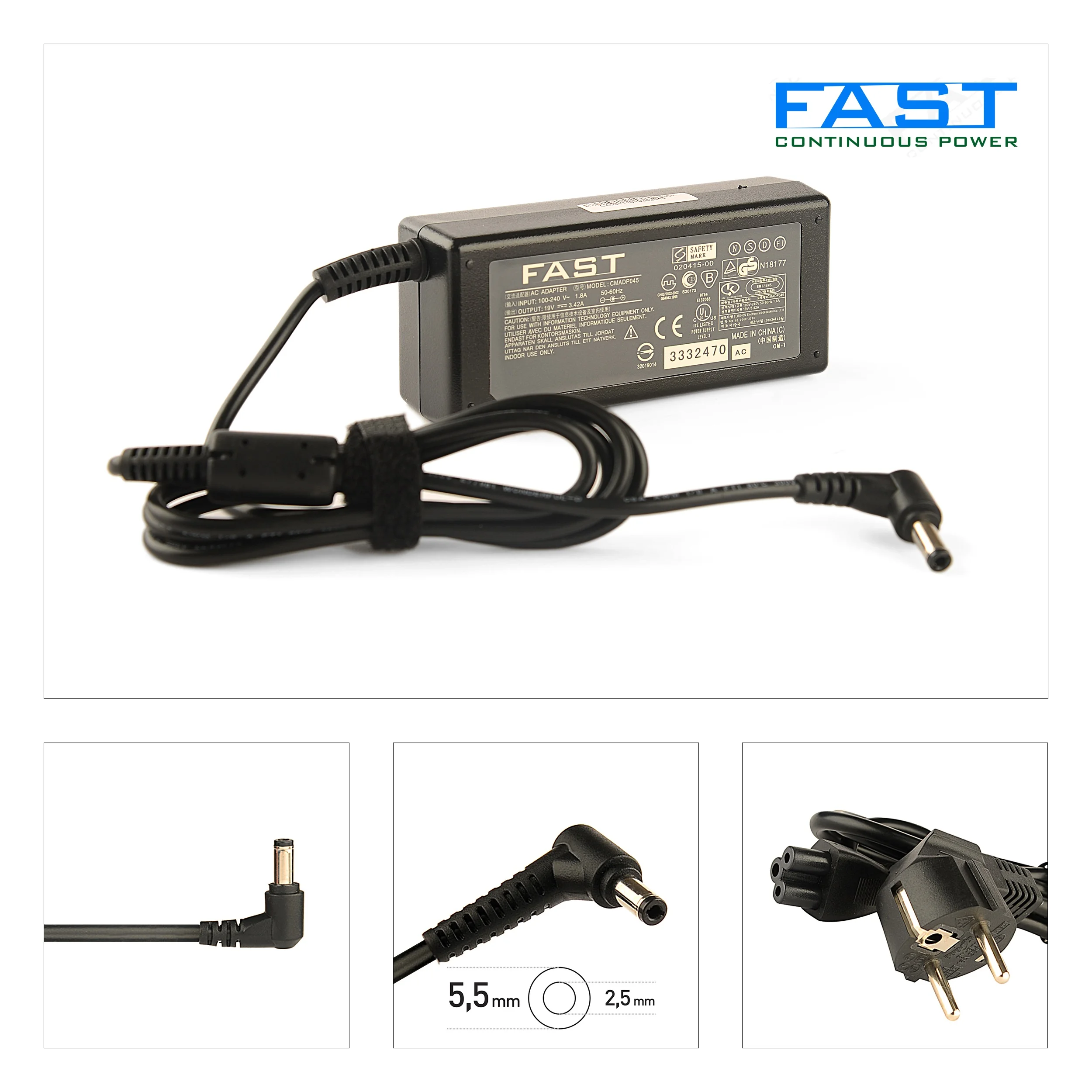 LITEON CMADP091 90W 20V 4.5a 5.5 - 2.5mm NOTEBOOK ADAPTÖR C91